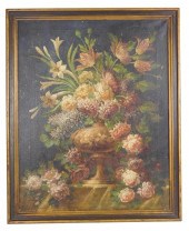 20TH C. FLORAL STILL LIFE, OIL