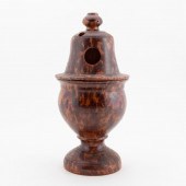 20TH C. FRENCH LIDDED TERRACOT