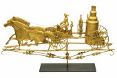 20TH C. GILT COPPER FIRE PUMPE