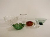 20th C. glassware Orrefors vas