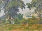 20TH C. IMPRESSIONISTIC LANDSC