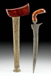 20TH C. INDONESIAN IRON, WOOD,