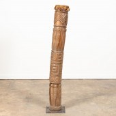 20TH C. IVORY COAST CARVED WOO