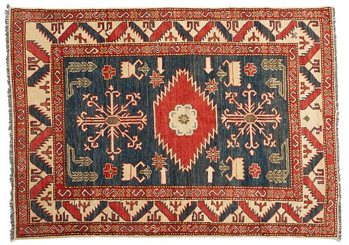 20TH C. KAZAK WOOL RUG 6' X