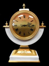 20TH C. LAVIGNE BRASS AND MARB