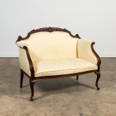 20TH C. LOUIS XV-STYLE MAHOGAN