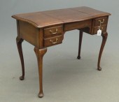20th c. mahogany Beau Brummel.