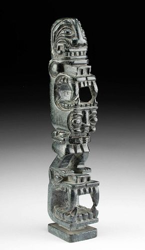 20TH C. MEXICAN STEATITE TOTEM