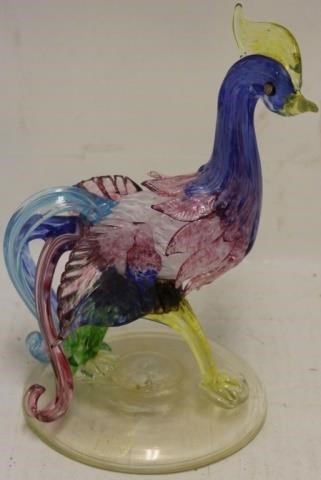 20TH C MURANO ART GLASS EXOTIC