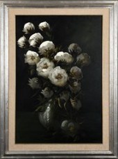 20th C. oil on canvas, sill li