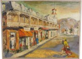 20TH C. OIL ON CANVAS SIGNED "