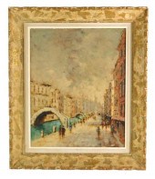20TH C. OIL ON CANVAS, DEPICTS