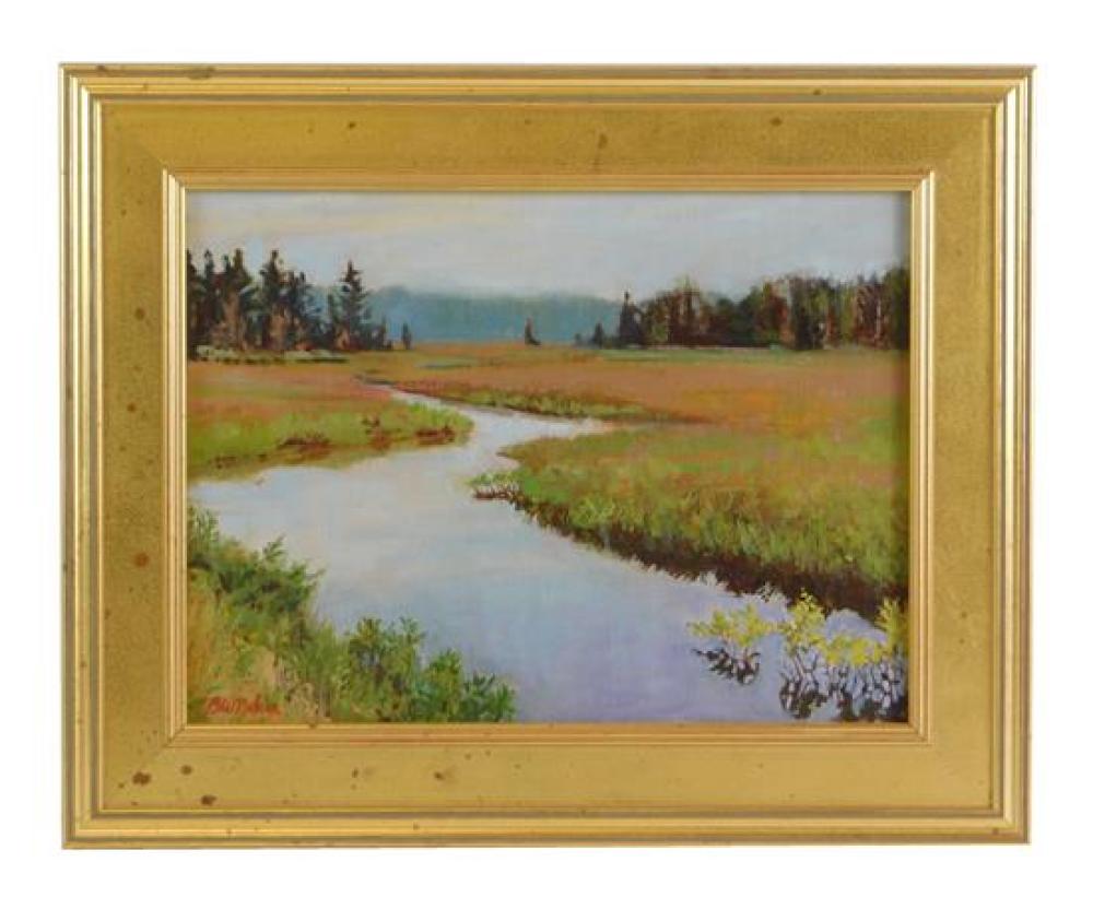 20TH C. OIL ON CANVAS BOARD OF