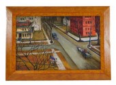 20TH C. OIL ON CANVAS, DEPICTS