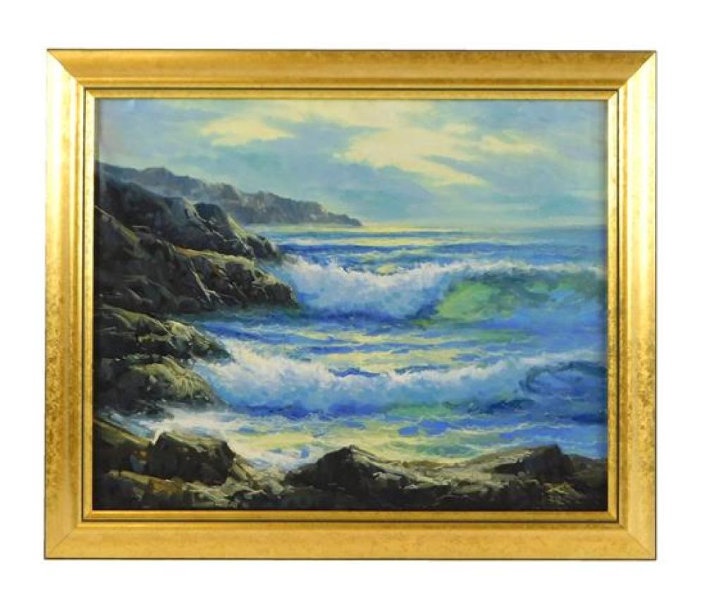 20TH C. OIL ON CANVAS, DEPICTS