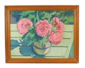 20TH C. OIL ON CANVAS, DEPICTS