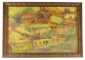20TH. C OIL ON CANVAS, ABSTRAC