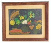 20TH C. OIL ON PANEL, STILL LI