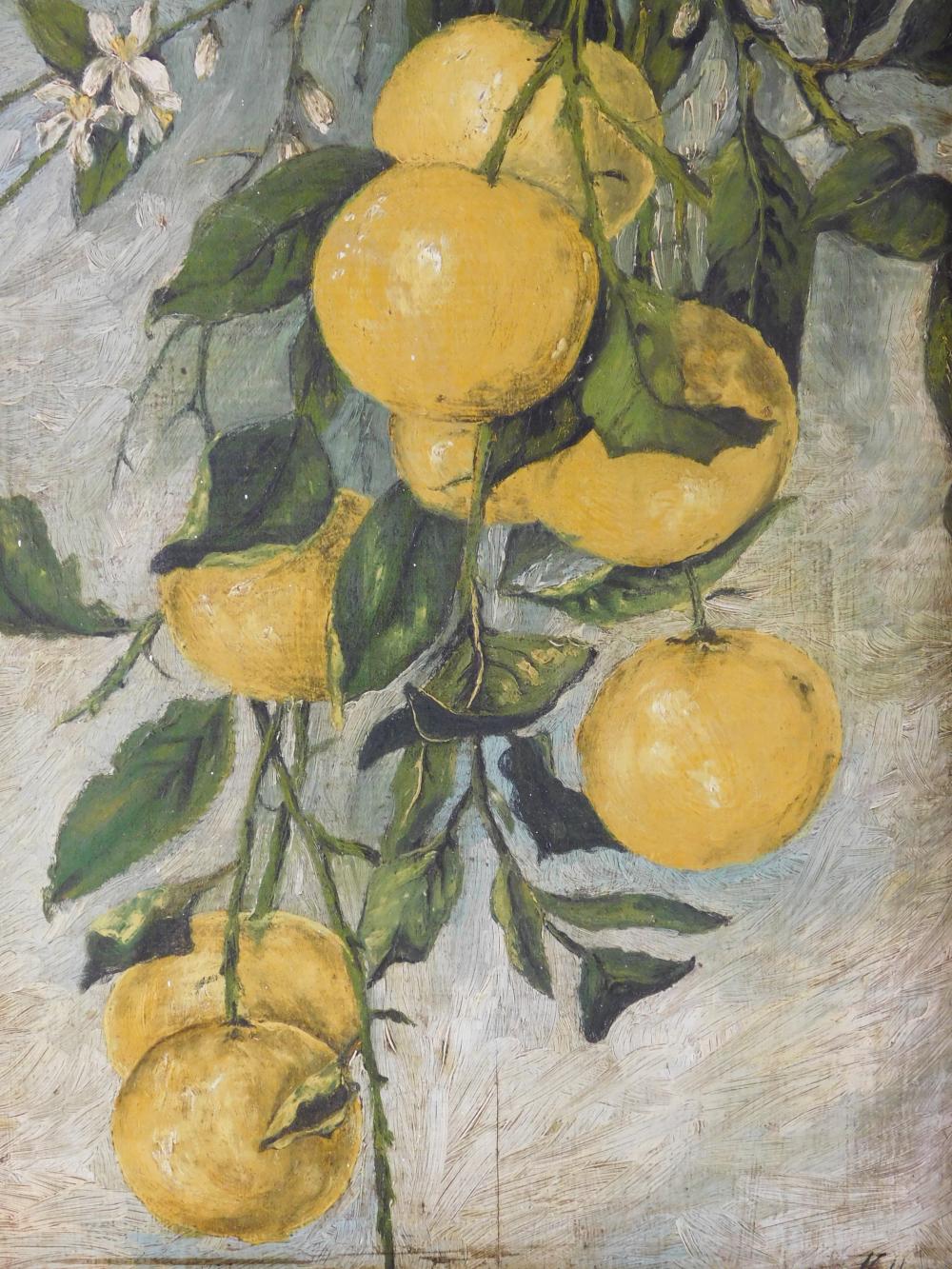 20TH C. OIL ON WOOD PANEL, STUDY OF