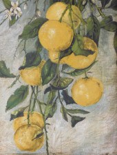 20TH C. OIL ON WOOD PANEL, STU