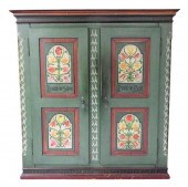 20TH C. PAINTED SCHRANK, PROJE