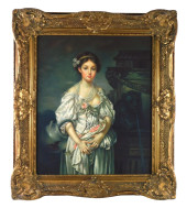 20TH C. PORTRAIT OF YOUNG WOMA