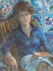 20TH C. PORTRAIT, OIL ON CANVA