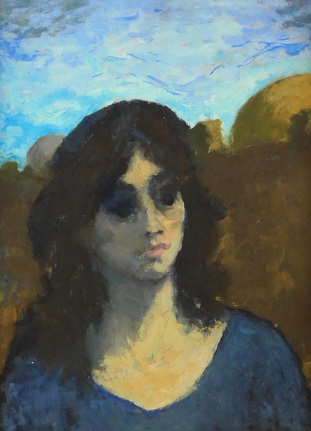 20TH C. PORTRAIT, OIL ON