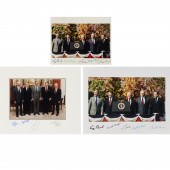 20TH C. PRESIDENTS, (3) PHOTOG