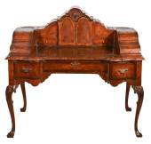 20TH C QUEEN ANNE STYLE BURR L