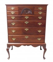 20TH C. QUEEN ANNE STYLE BENCH