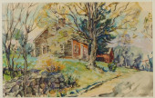 20TH C. RURAL LANDSCAPE, SIGNE