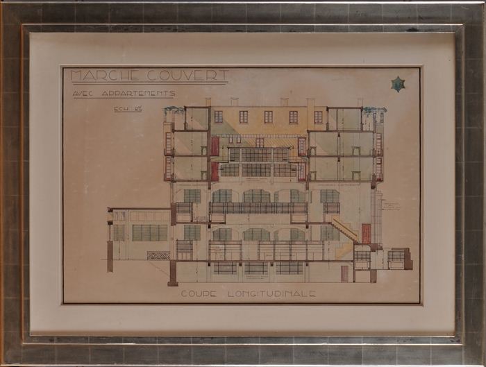 20TH C. SCHOOL: "MARCHÃ‰ COUVERT