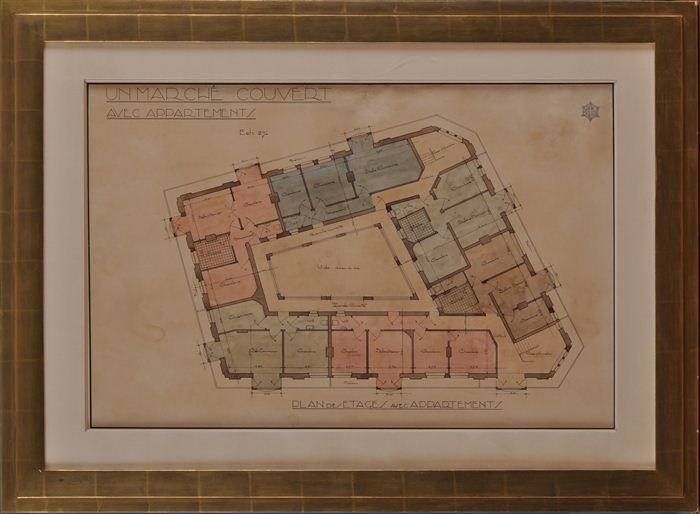 20TH C. SCHOOL: "UN MARCHÃ‰ CONVERT