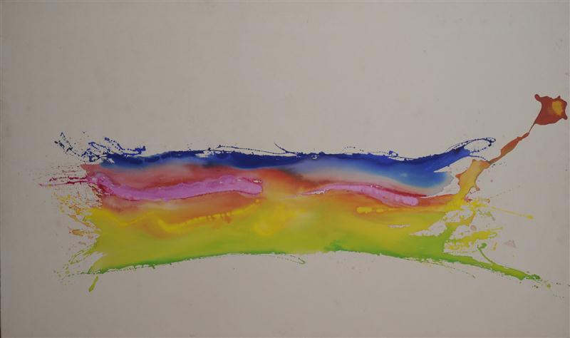 20TH C. SCHOOL: UNTITLED Acrylic on