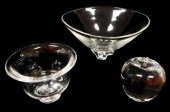 20TH C. STEUBEN CLEAR GLASS, T