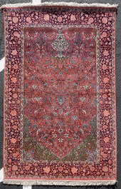 20TH C. TABRIZ HANDWOVEN SILK