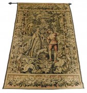 20TH C. TAPESTRY DEPICTING FIG