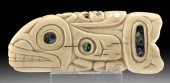 20TH C. TLINGIT WALRUS IVORY &