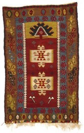 20TH C. TURKISH KILIM RUGTurki