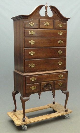 20th c. two part Chippendale