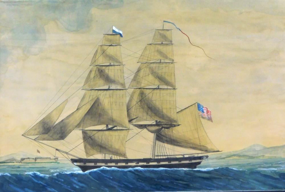20TH C. WATERCOLOR AND GOUACHE OF