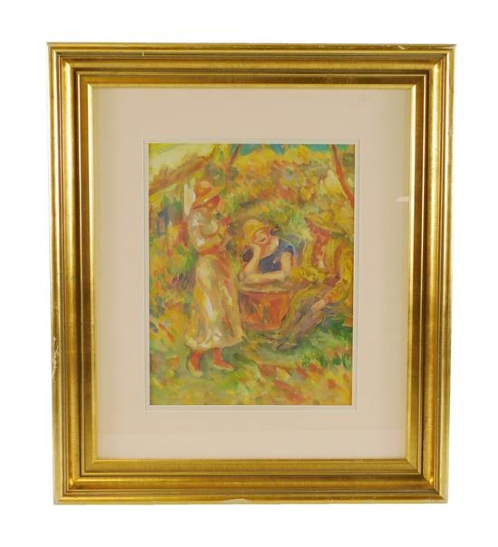 20TH C. WATERCOLOR, IMPRESSIONIST