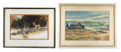 20TH C. WATERCOLORS BY LESTER