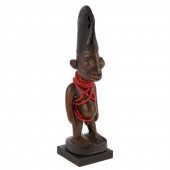 20TH C. YORUBA IBEJI TWIN FIGU