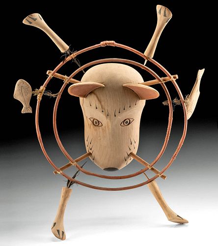 20TH C. YUPIK / INUPIAQ WOOD