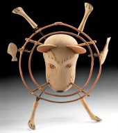 20TH C. YUPIK / INUPIAQ WOOD S