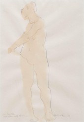 20TH CENTURY , A PAIR OF NUDE