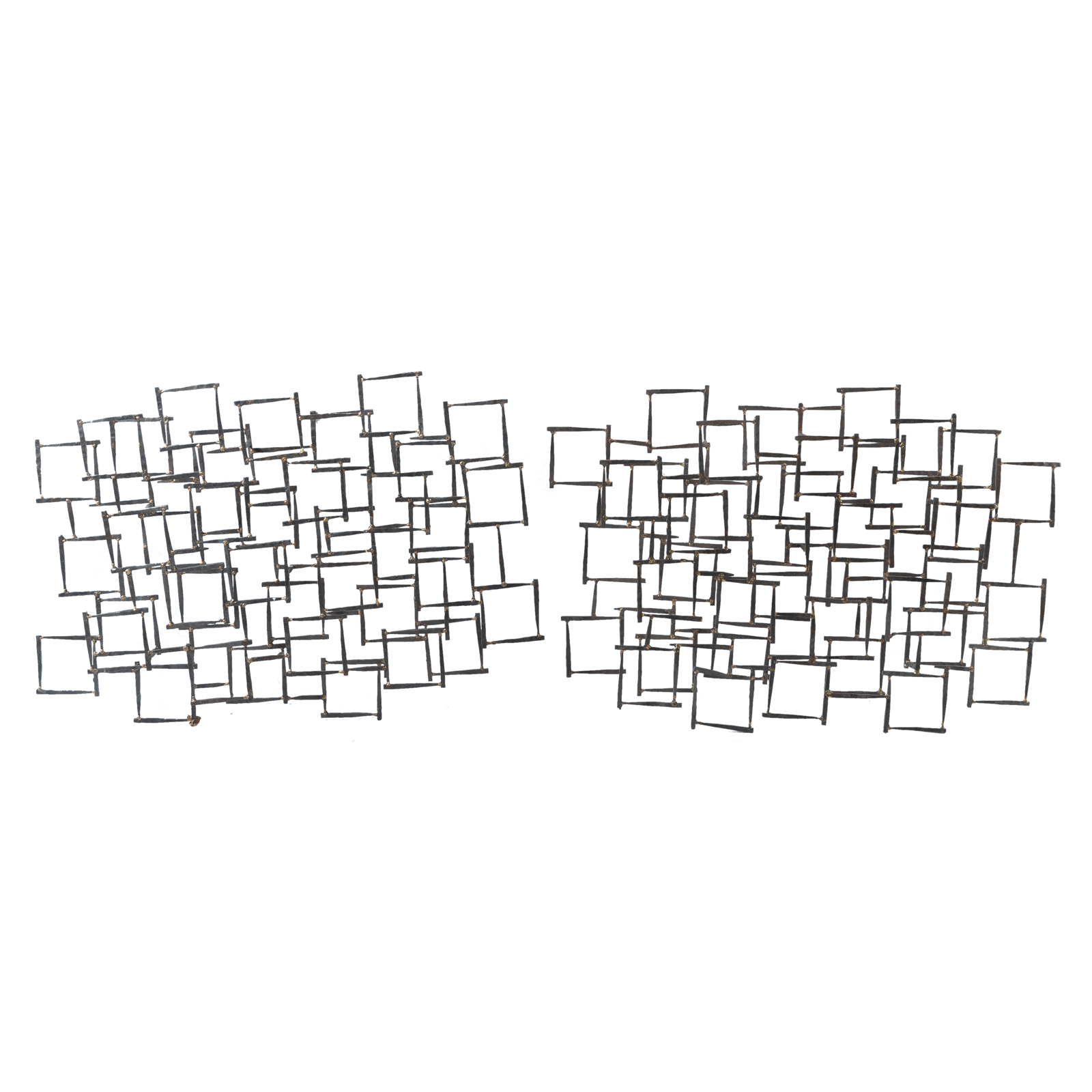 20TH CENTURY. A PAIR OF BRUTALIST