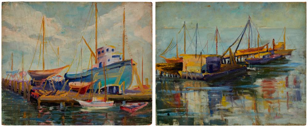 20TH CENTURY AMERICAN SCHOOL, BOATS